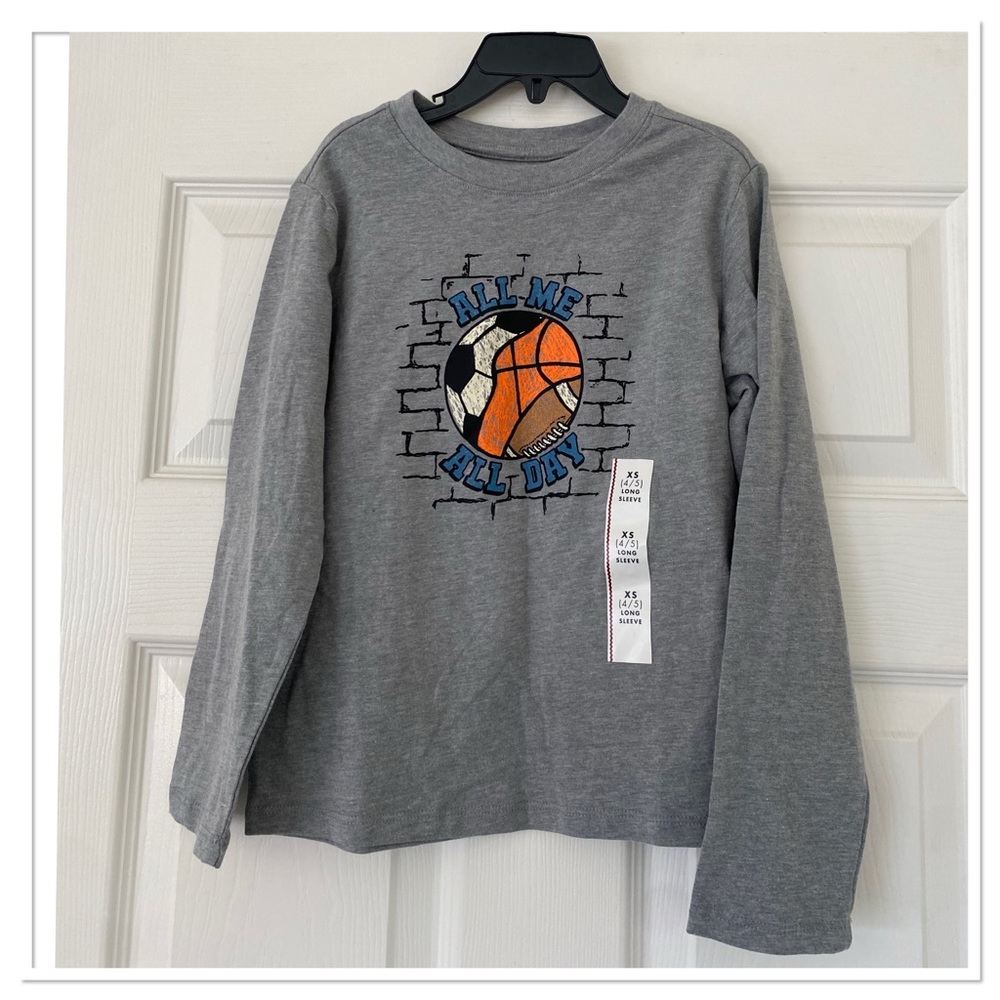 Boys Graphic T-Shirt All Me All Day Long Sleeve Cat & Jack